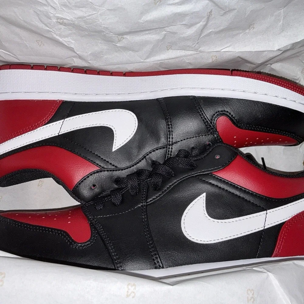 Jordan Men's Athletic Shoes Black Red White